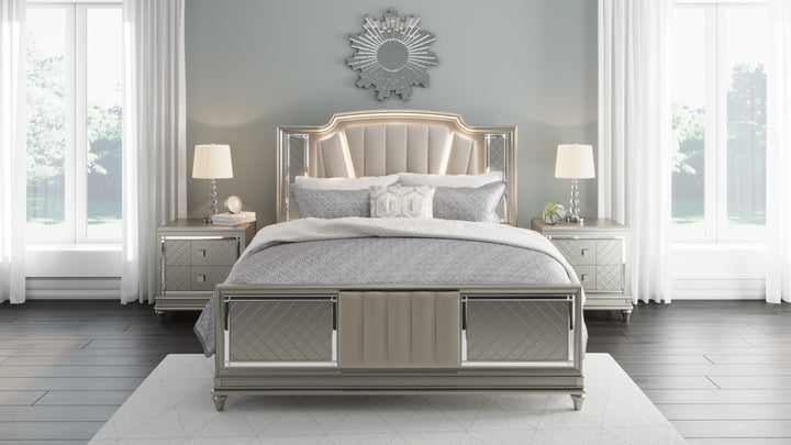 B-744 CHEVANNA BEDROOM SET 5 PCS QUEEN