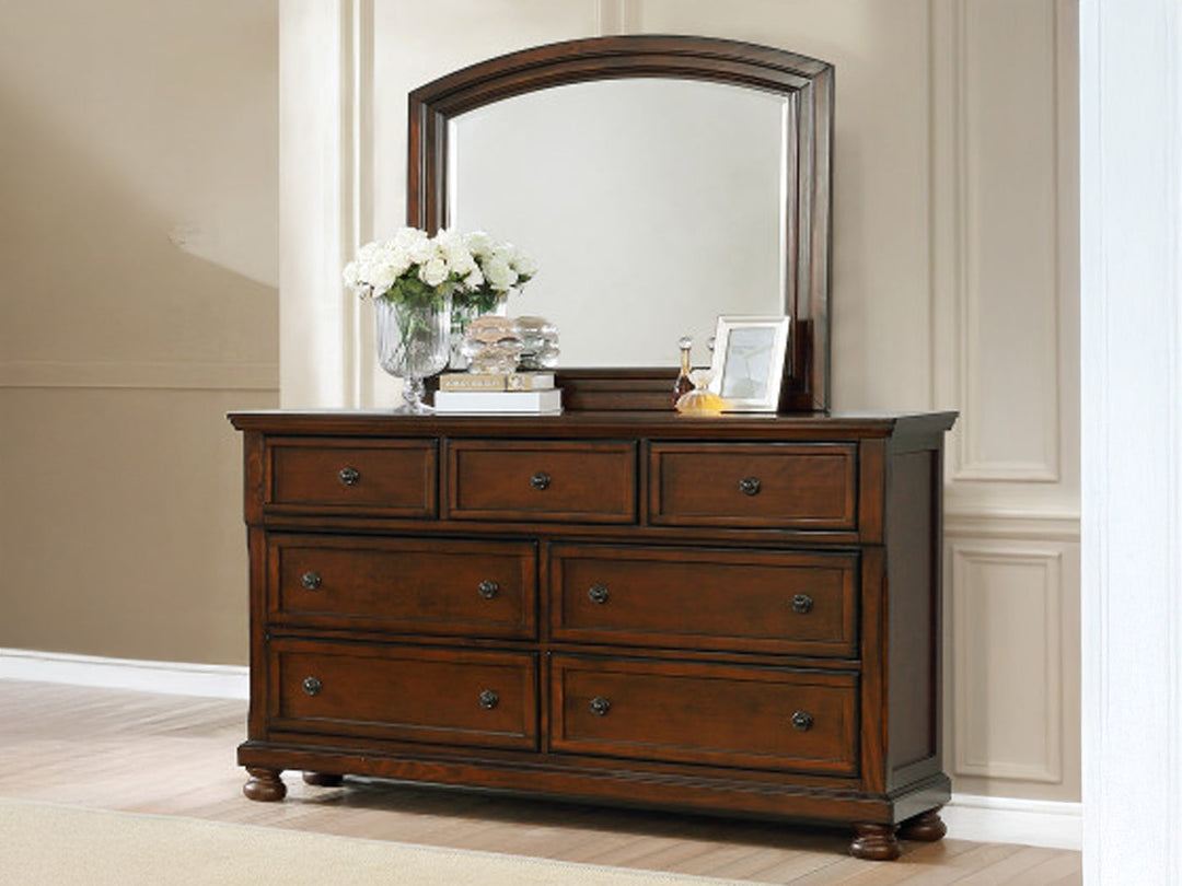 Baltimore 65" Wide 7 Drawer Dresser With Mirror