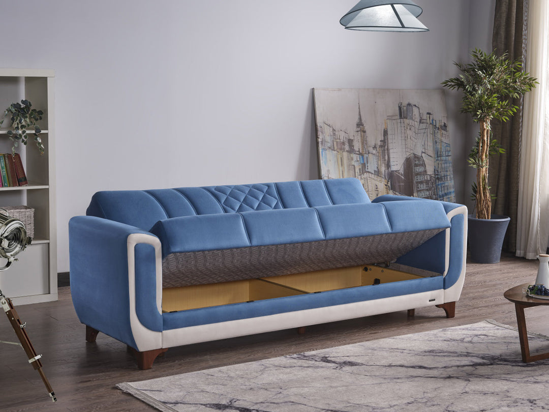 Berre 92" Wide Convertible Sofa