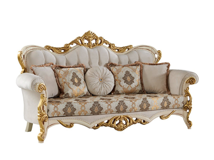 Buse 90" Wide Tufted Traditional Sofa