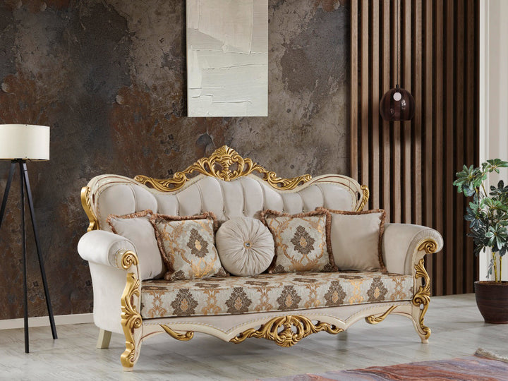 Buse 90" Wide Tufted Traditional Sofa