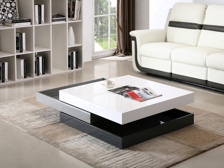 CW01 Modern 35.5" Wide Rotary Coffee Table