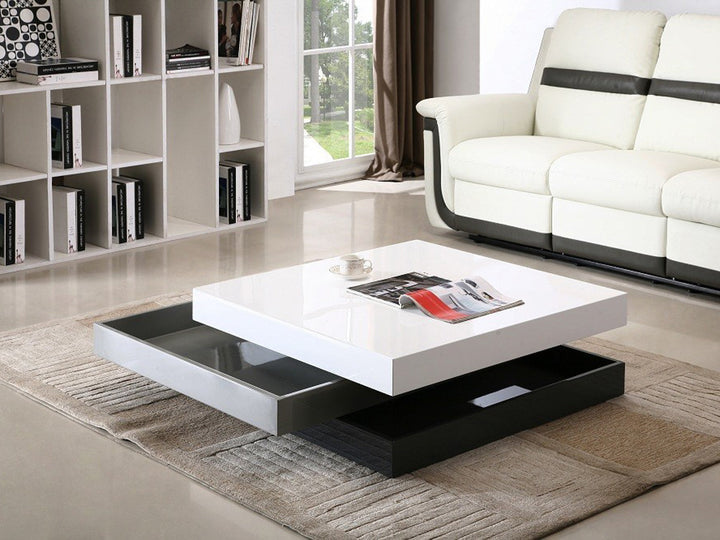 CW01 Modern 35.5" Wide Rotary Coffee Table