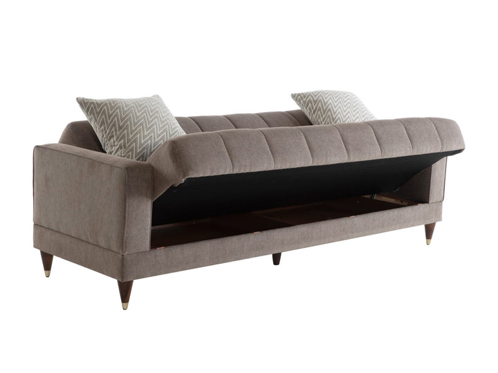 Camilla 87" Wide Square Arm Convertible Sofa