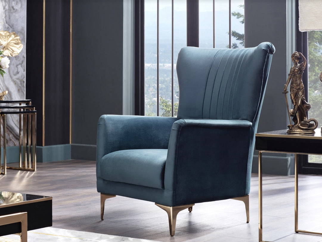 Carlino 30" Wide Square Armchair