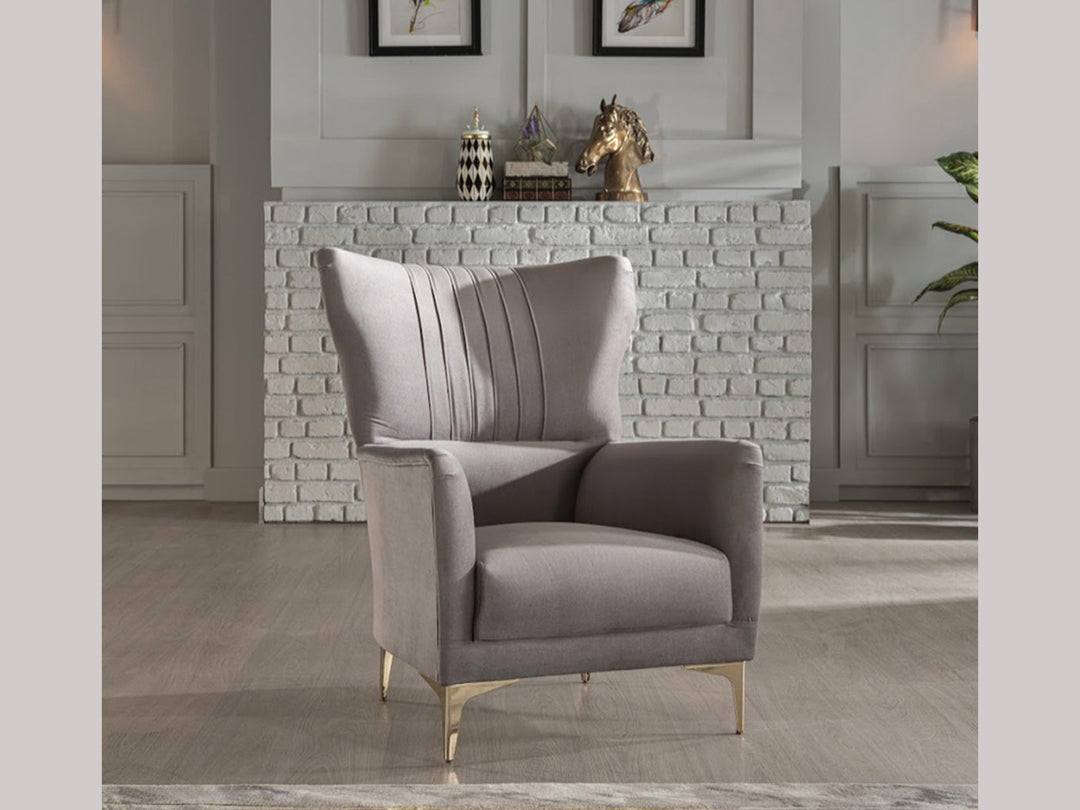 Carlino 30" Wide Square Armchair