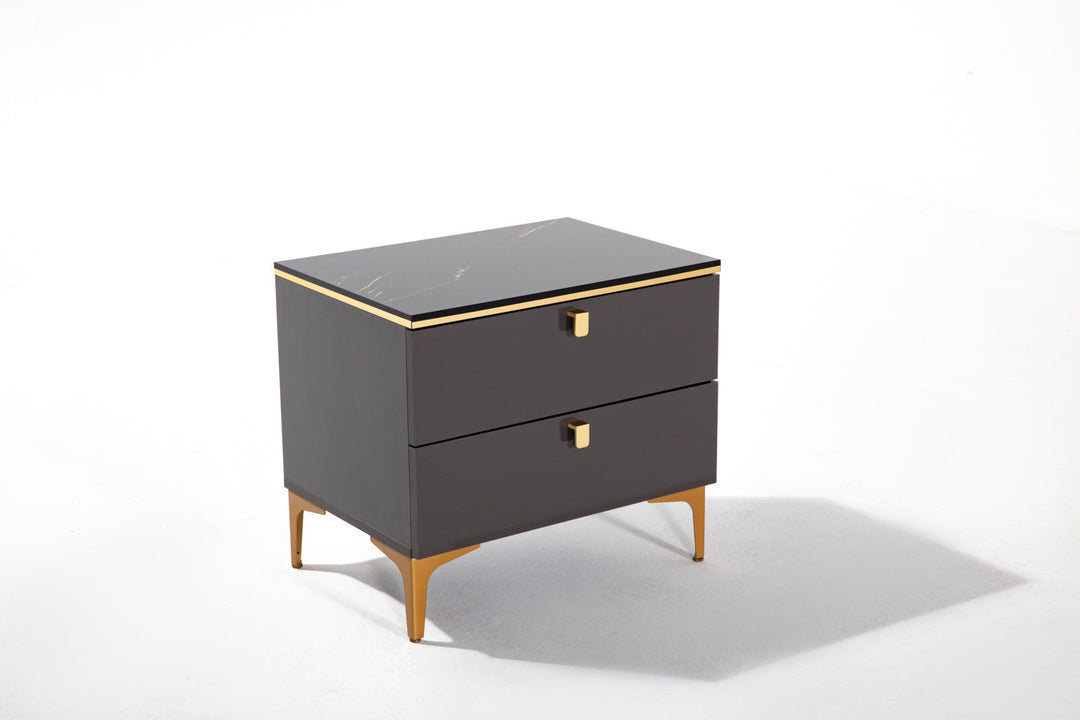 Carlino Nightstand (Prada Grey/ Carlino Mrb)