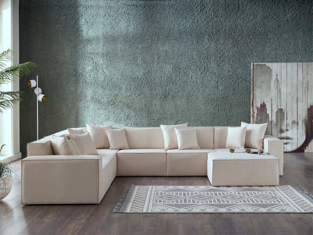 Daya Square Arm Modular Sectional