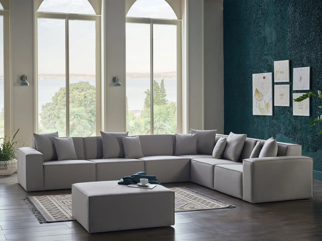 Daya Square Arm Modular Sectional