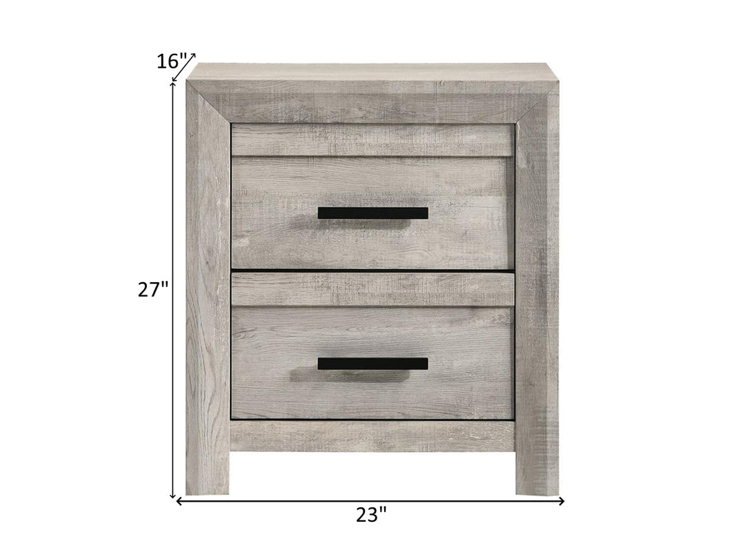 Denver 27" Tall 2 Drawer Nightstand