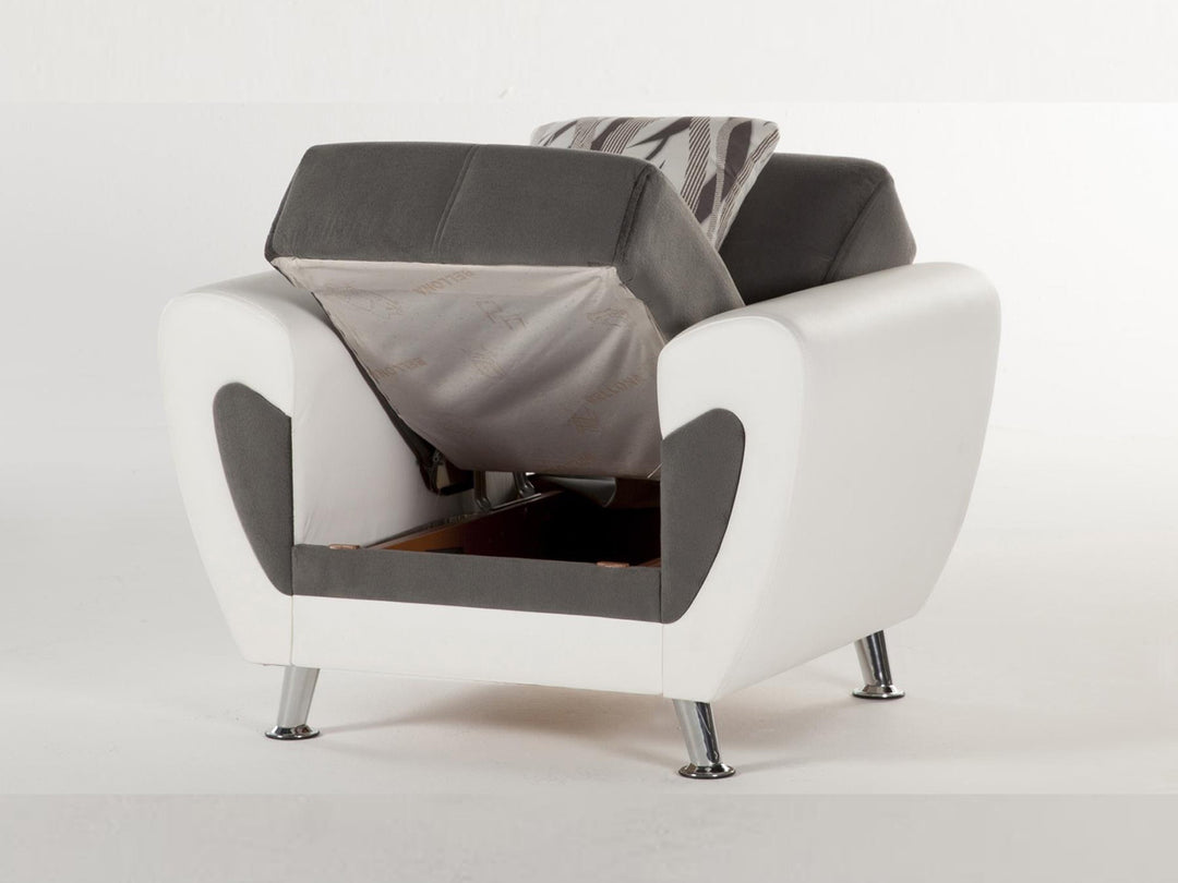 Duru 37.4" Wide Convertible Armchair