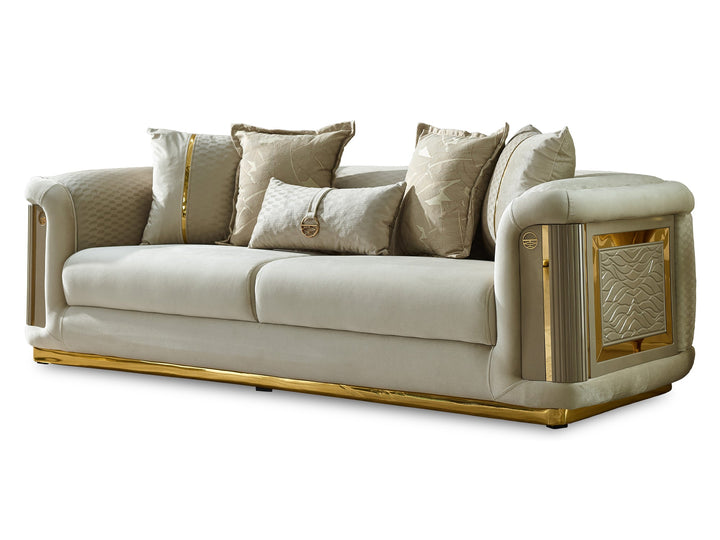 Elegance 93" Wide Square Arm Sofa