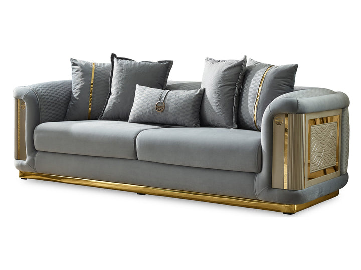 Elegance 93" Wide Square Arm Sofa