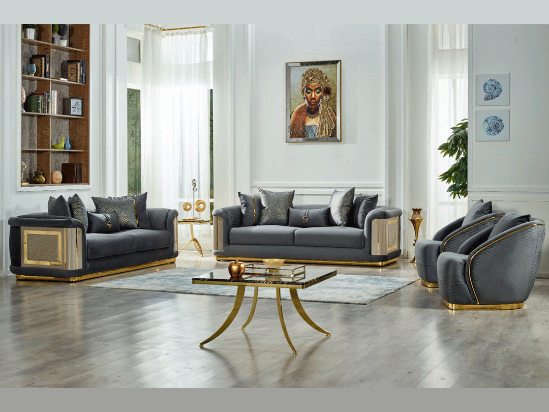 Elegance 93" Wide Square Arm Sofa