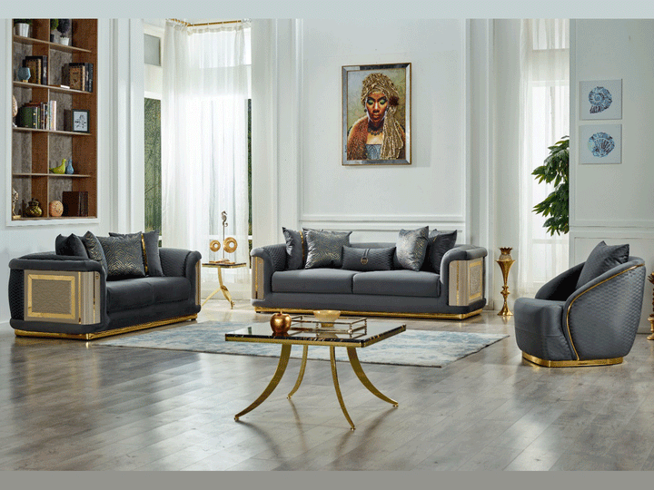 Elegance 93" Wide Square Arm Sofa