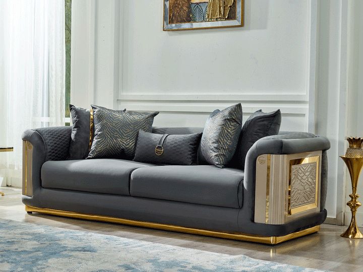 Elegance 93" Wide Square Arm Sofa