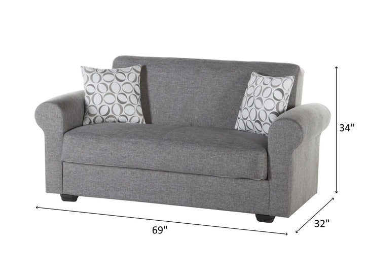 Elita 69" Wide Convertible Loveseat