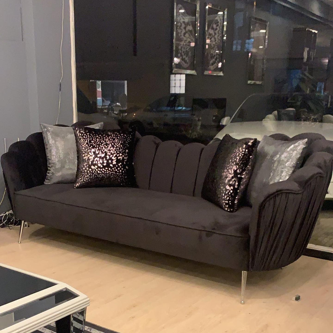 Flowers Sofa - Black