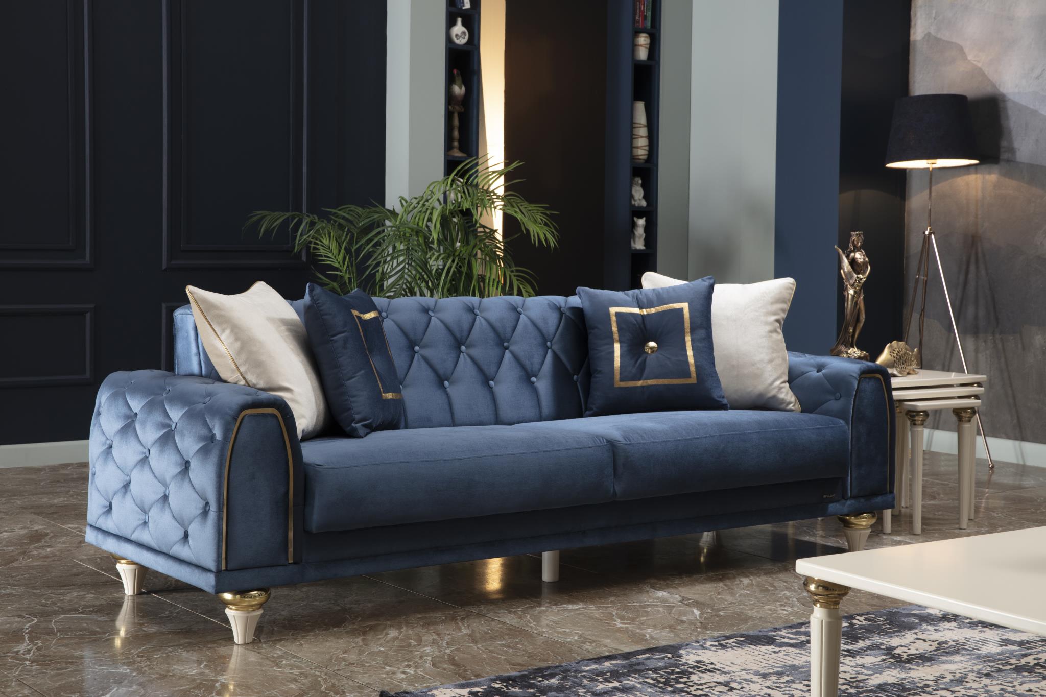 Mistral Loveseat (Navy Blue)