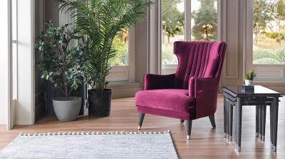 Gravita Loveseat (Deren Burgundy)