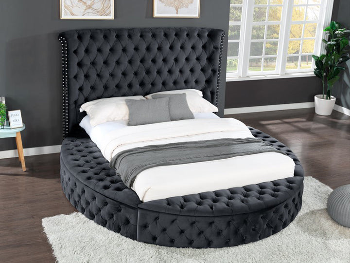 Hazel Tufted Storage Bed