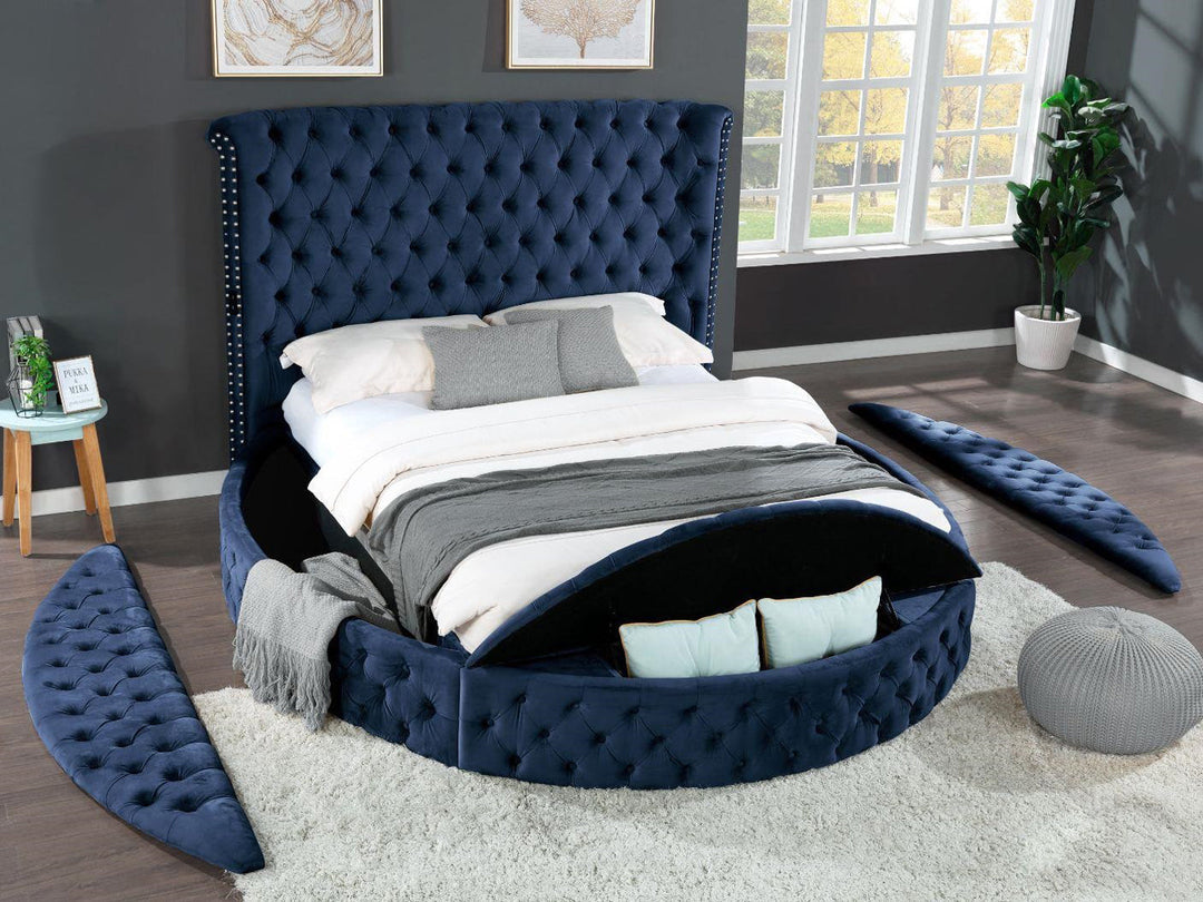 Hazel Tufted Storage Bed