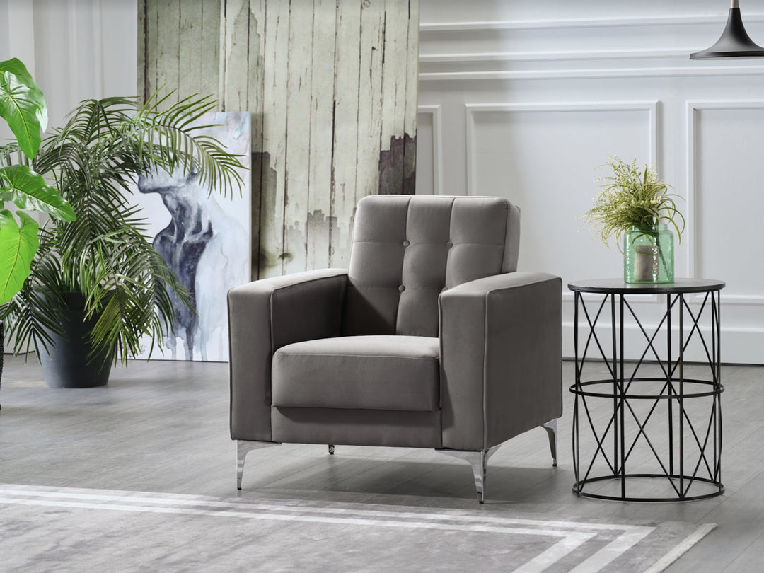 Hemera 32.3" Wide Square Armchair