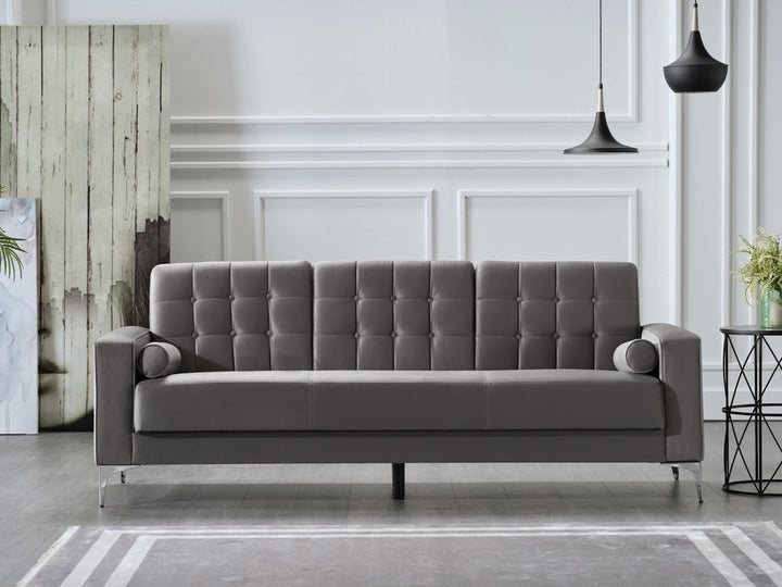 Hemera 88.6" Wide Tufted Convertible Sofa