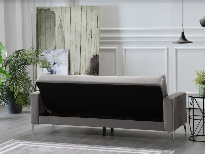 Hemera 88.6" Wide Tufted Convertible Sofa