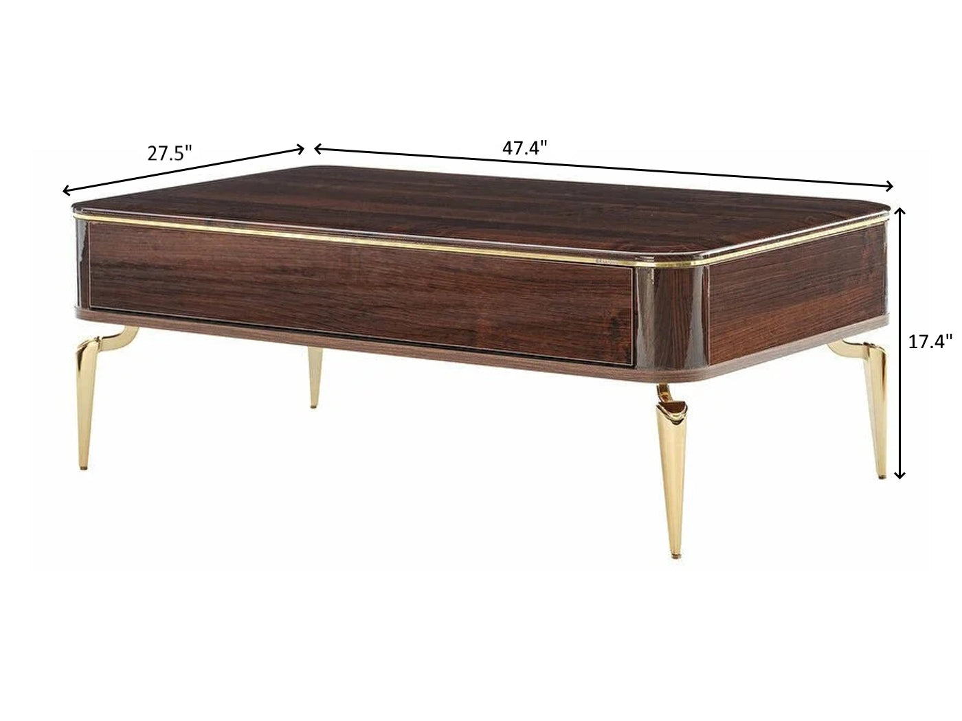 Plaza Coffee Table (Walnut)