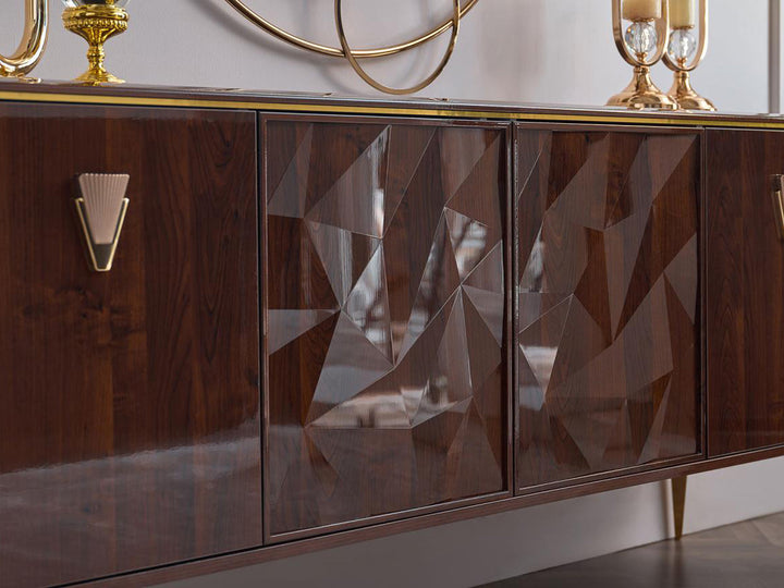 Plaza 81" Wide Buffet With Mirror