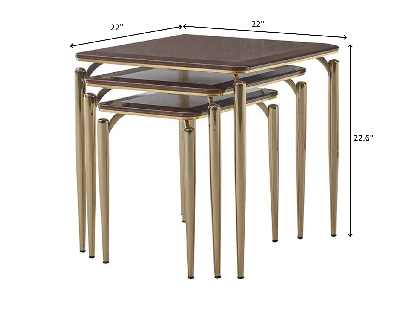 Plaza Nesting Table (Walnut)