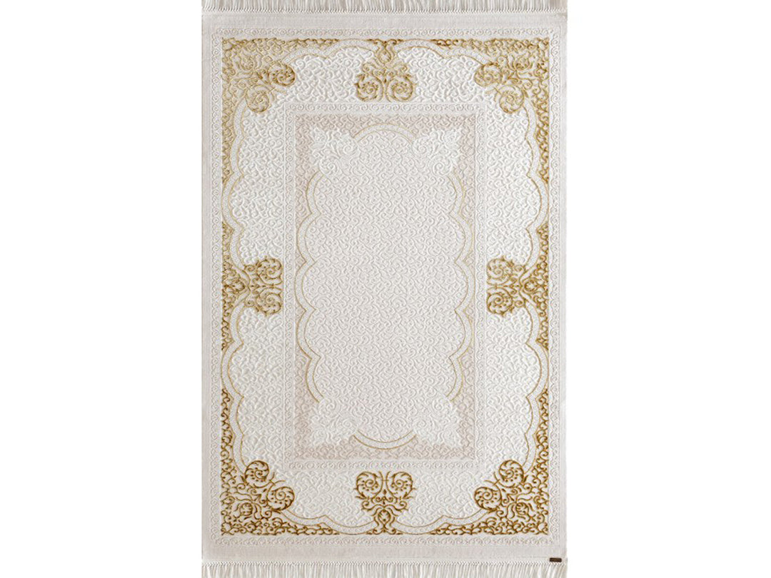 Hunkar Area Rug in Gold / Cream