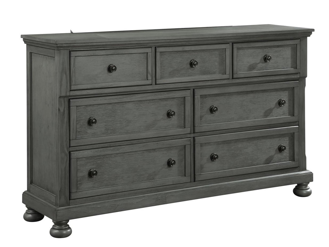 Jackson 65" Wide 7 Drawer Dresser With Mirror