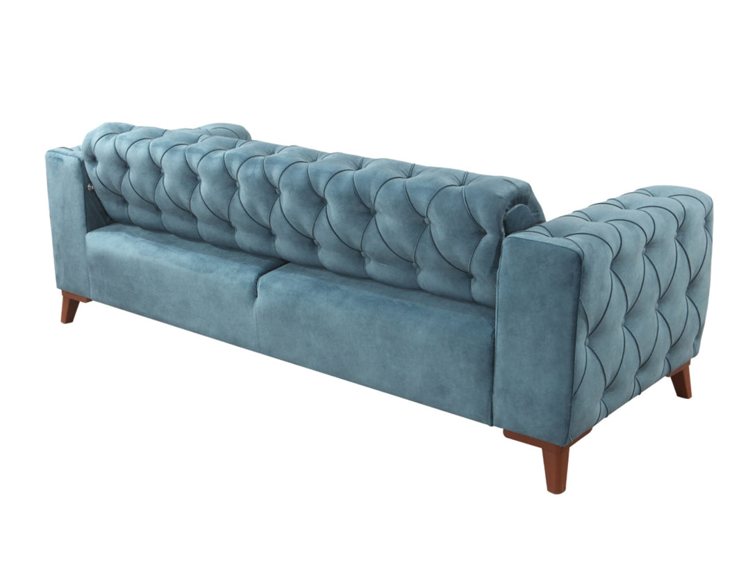 Joza 87" Wide Tufted Extendable Sofa