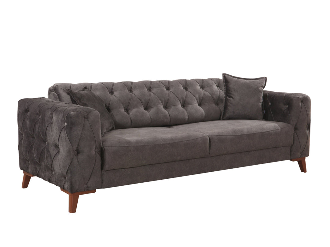 Joza 87" Wide Tufted Extendable Sofa