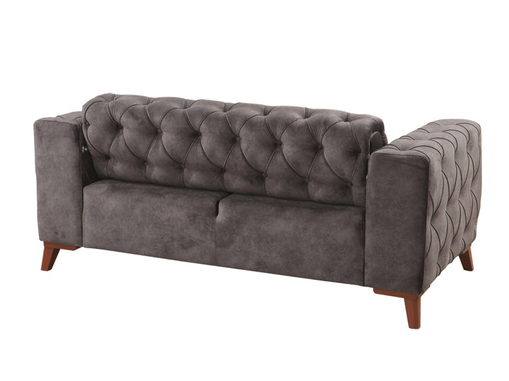 Joza 65" Wide Tufted Extendable Loveseat