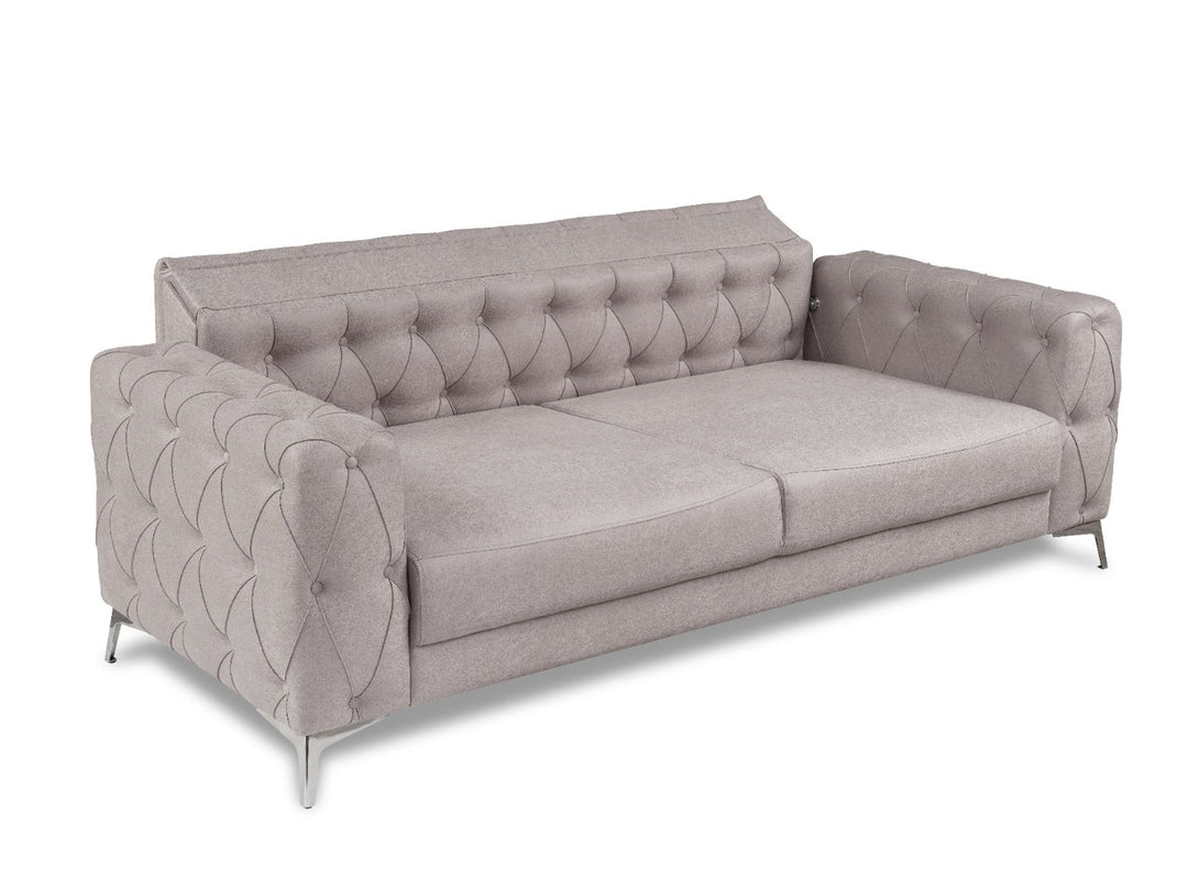 Joza 87" Wide Tufted Extendable Sofa