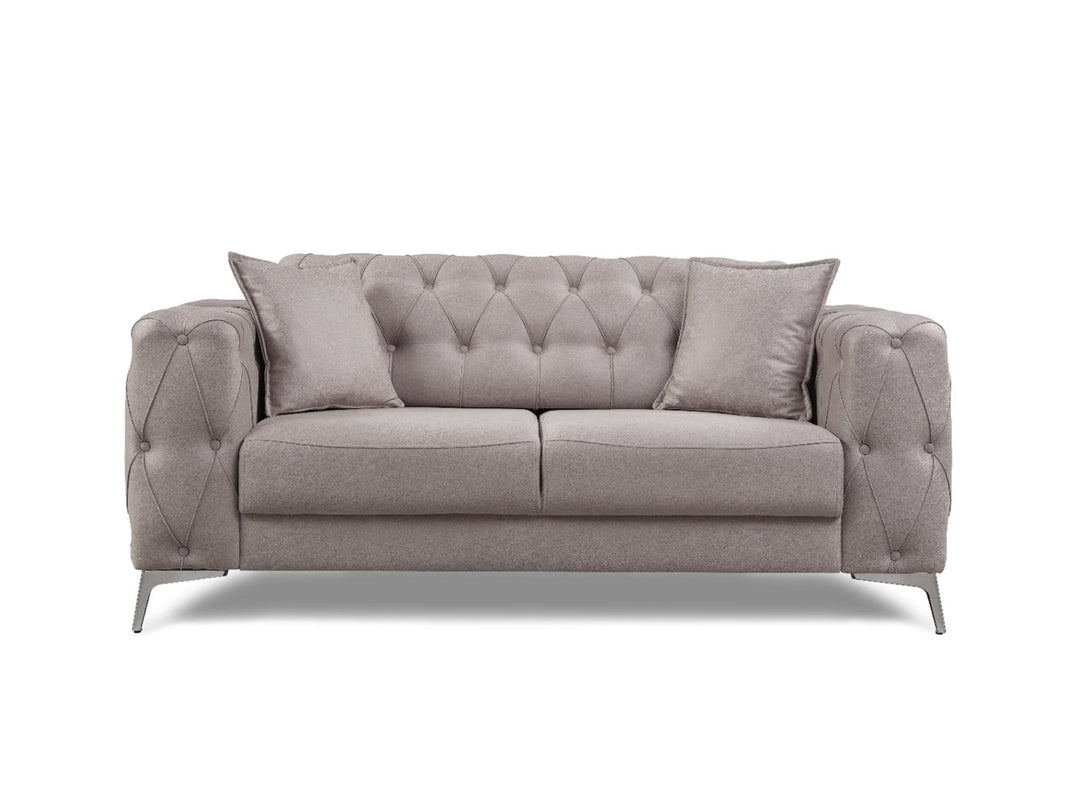 Joza 65" Wide Tufted Extendable Loveseat