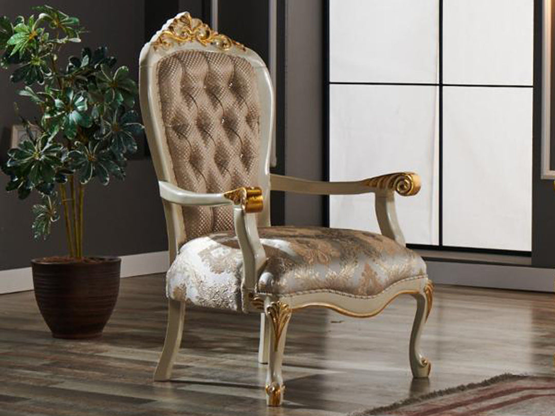 Kardelen 33" Wide Tufted Armchair