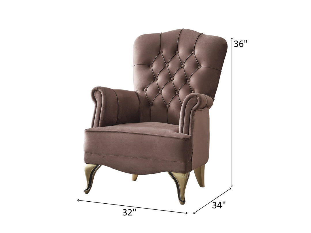 Karizma 32" Wide Tufted Armchair