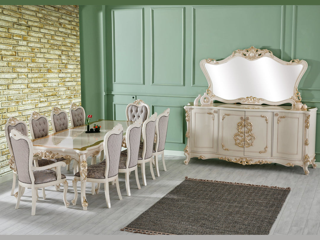 Kelebek 6 Person Dining Room Set