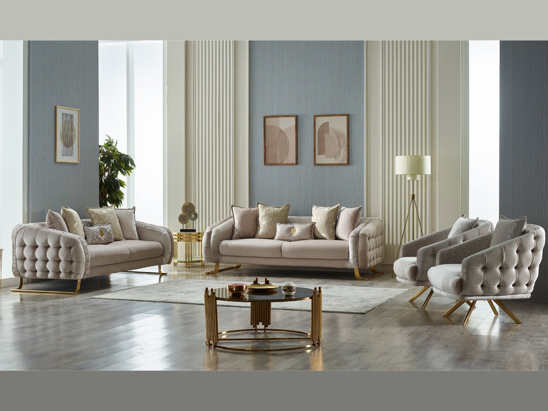 Laguna 91" Wide Tufted Sofa