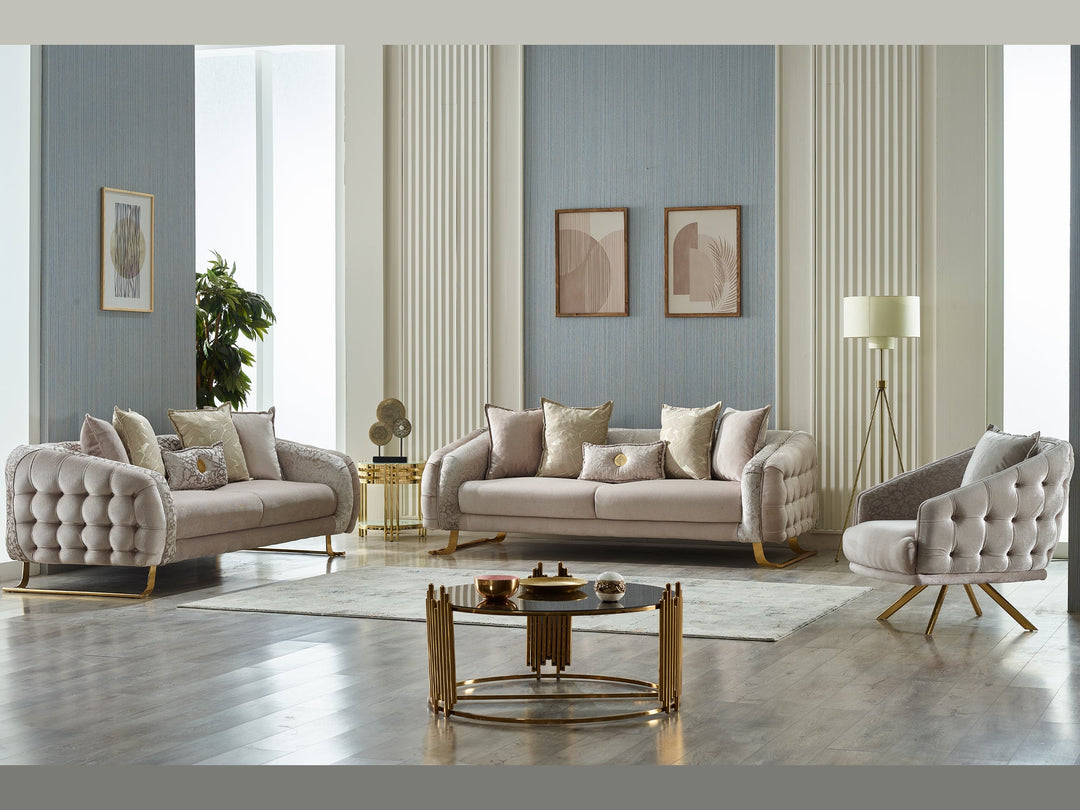 Laguna 91" Wide Tufted Sofa