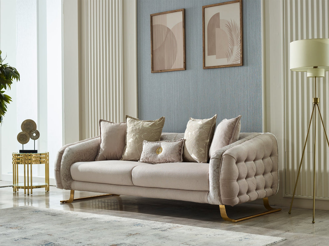 Laguna 91" Wide Tufted Sofa