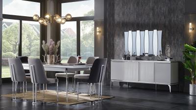 Loretto  Expandable Dining Table (Loretto Hg Gray)