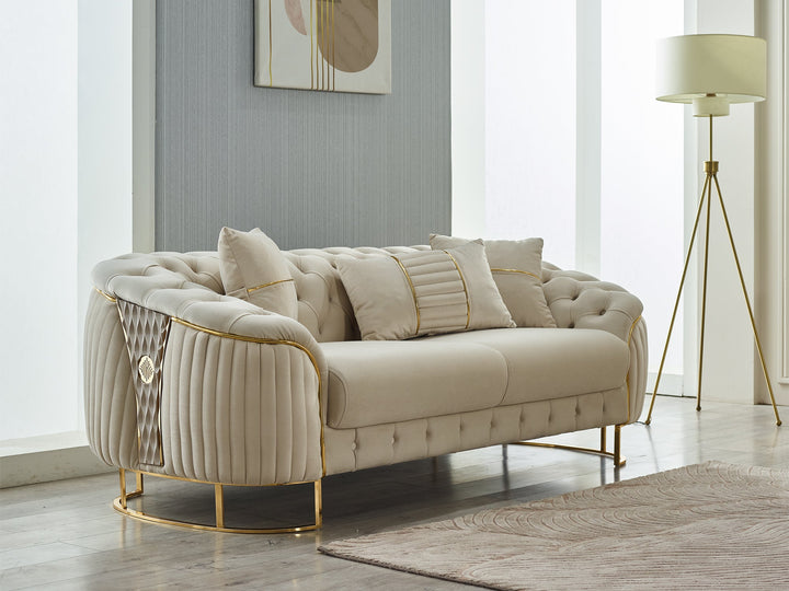 Lucas 80" Wide Tufted Loveseat