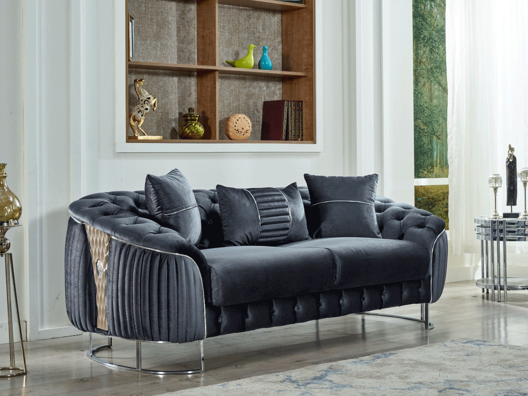 Lucas 80" Wide Tufted Loveseat