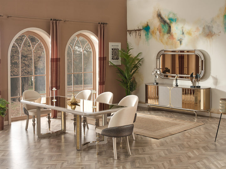 Madrid 8 Person Dining Room Set