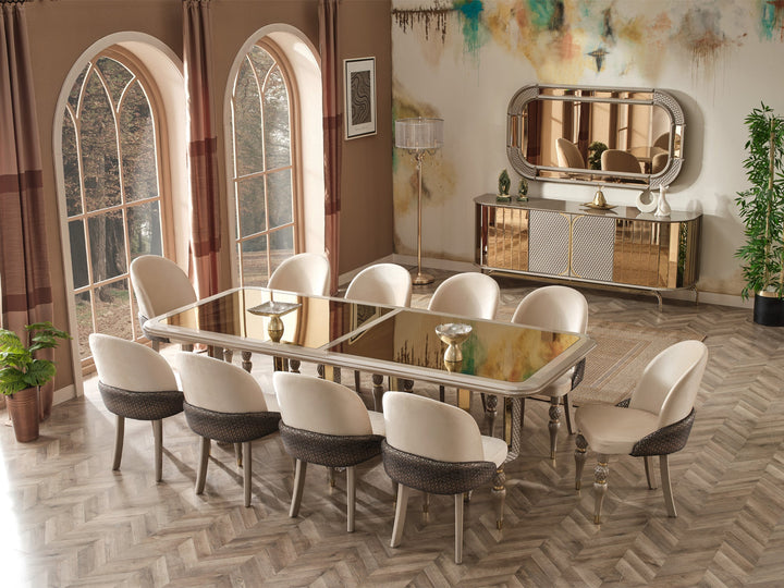 Madrid 10 Person Dining Room Set